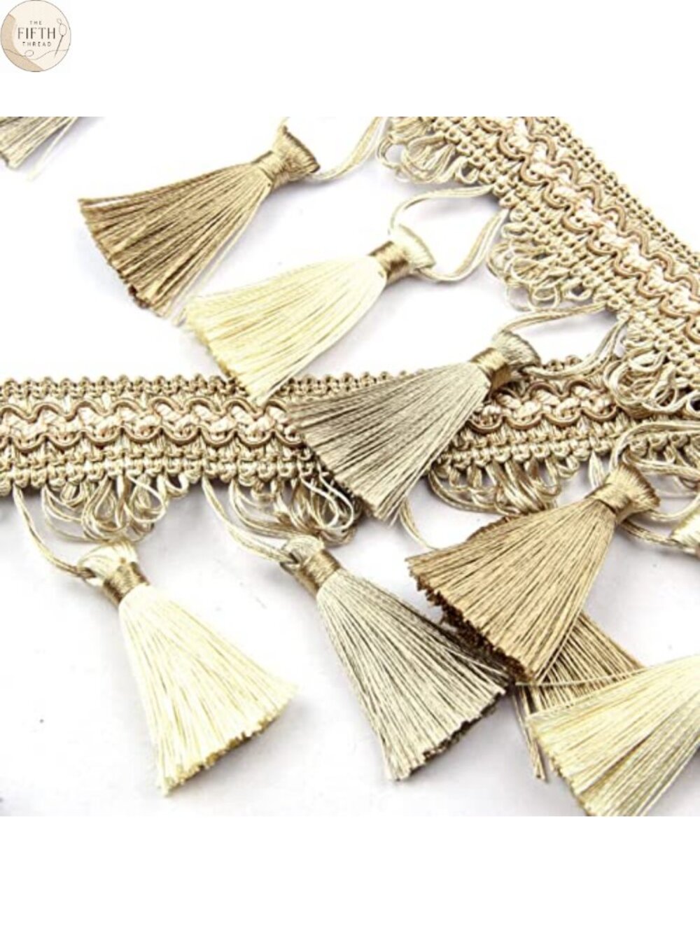Tassel Fringe Trim 6.5 Yard x 3.54 Inches Polyester